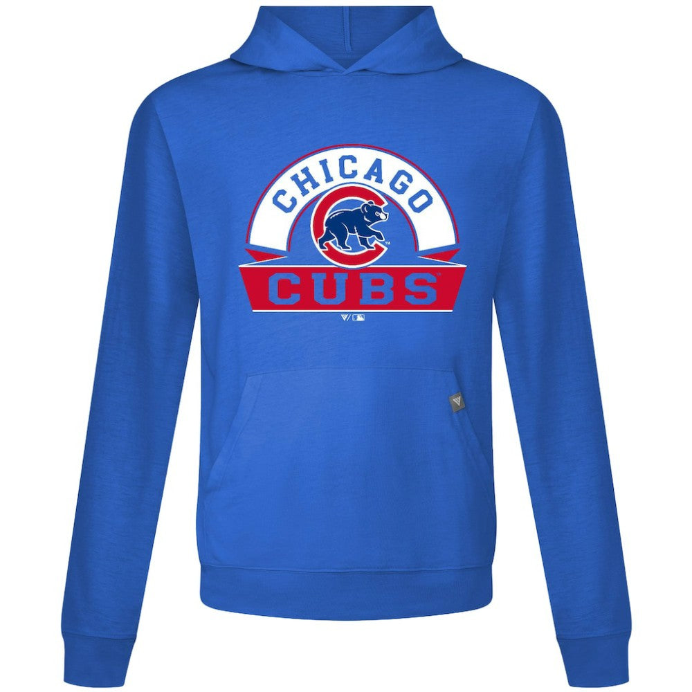Chicago Cubs Levelwear Relay Banner Arch Pullover Hoodie - Royal