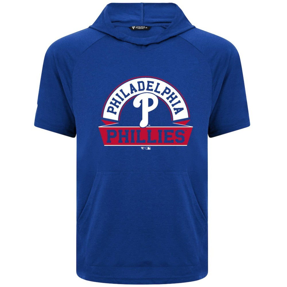 Philadelphia Phillies Levelwear Phase Banner Arch Hoodie T-Shirt - Royal