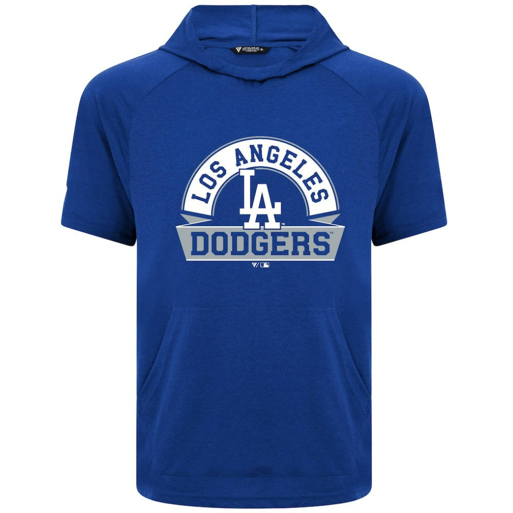 Los Angeles Dodgers Levelwear Phase Banner Arch Hoodie T-Shirt - Royal