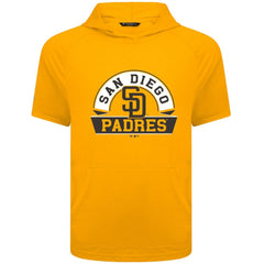 San Diego Padres Levelwear Phase Banner Arch Hoodie T-Shirt - Gold