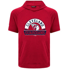 Cleveland Guardians Levelwear Phase Banner Arch Hoodie T-Shirt - Red