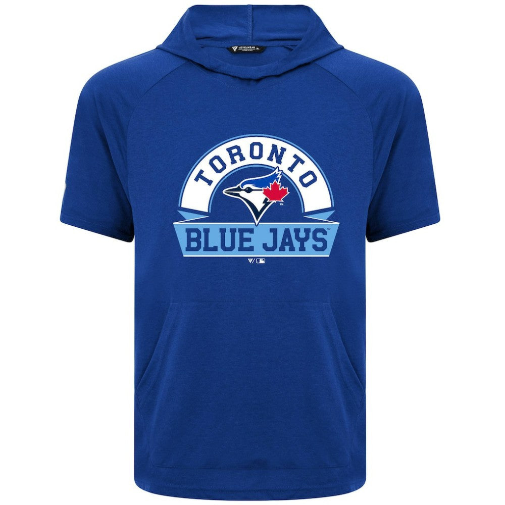 Toronto Blue Jays Levelwear Phase Banner Arch Hoodie T-Shirt - Royal