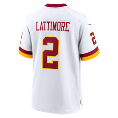 Marshon Lattimore Washington Commanders Game Super Bowl Era Jersey - White | Nike for sale