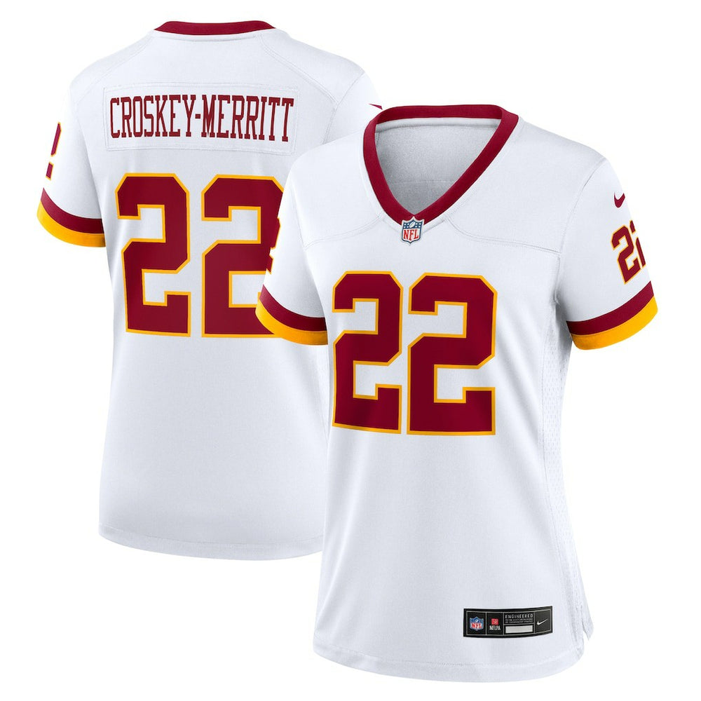 Jacory Croskey-Merritt Washington Commanders Women's Game Super Bowl Era Jersey - White | Nike online