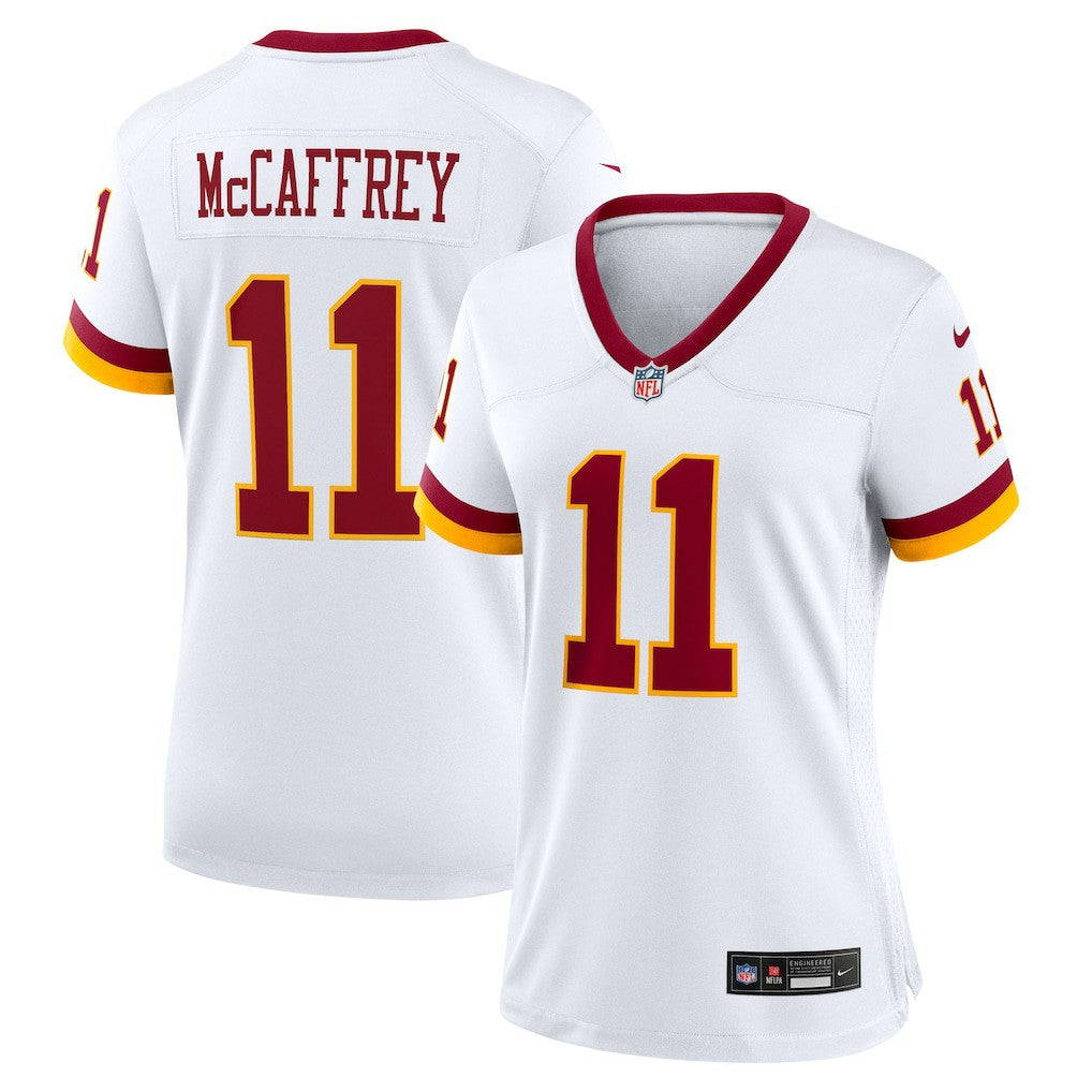 Luke McCaffrey Washington Commanders Women's Game Super Bowl Era Jersey - White | Nike discount