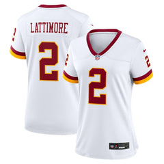 Marshon Lattimore Washington Commanders Women's Game Super Bowl Era Jersey - White | Nike sale