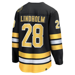 Elias Lindholm Boston Bruins Fanatics Home Breakaway Player Jersey Black