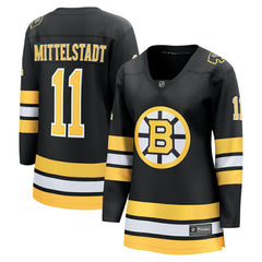 Casey Mittelstadt Boston Bruins Fanatics Women's Home Breakaway Player Jersey Black