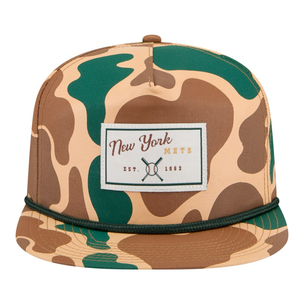New York Mets Duck 19TWENTY Adjustable Hat - Camo | New Era