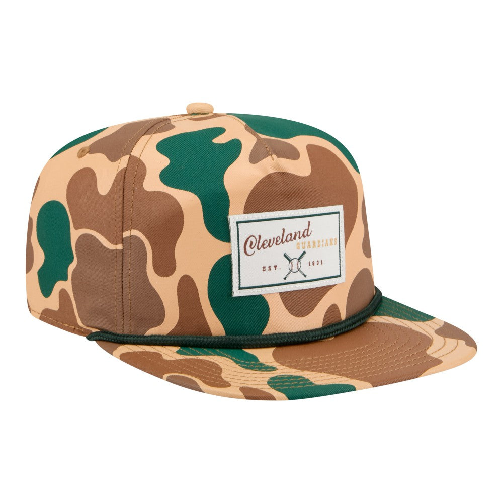 Cleveland Guardians Duck 19TWENTY Adjustable Hat - Camo | New Era