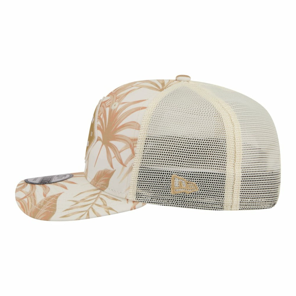 Boston Red Sox Tonal Palm 9SEVENTY Adjustable Trucker Hat - Tan | New Era