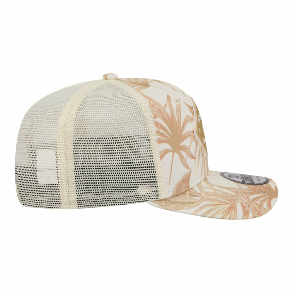 New York Yankees Tonal Palm 9SEVENTY Adjustable Trucker Hat - Tan | New Era