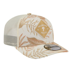 Philadelphia Phillies Tonal Palm 9SEVENTY Adjustable Trucker Hat - Tan | New Era