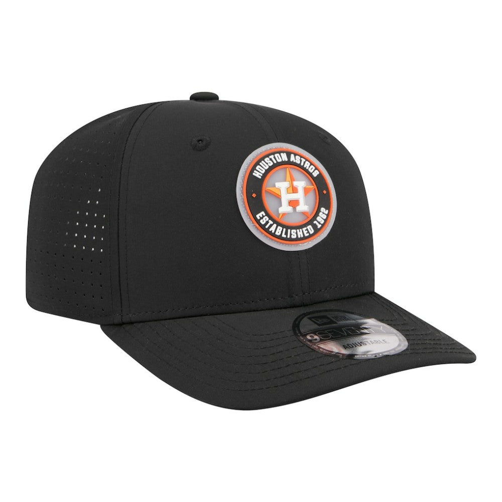 Houston Astros Circle 9SEVENTY Adjustable Hat - Black | New Era