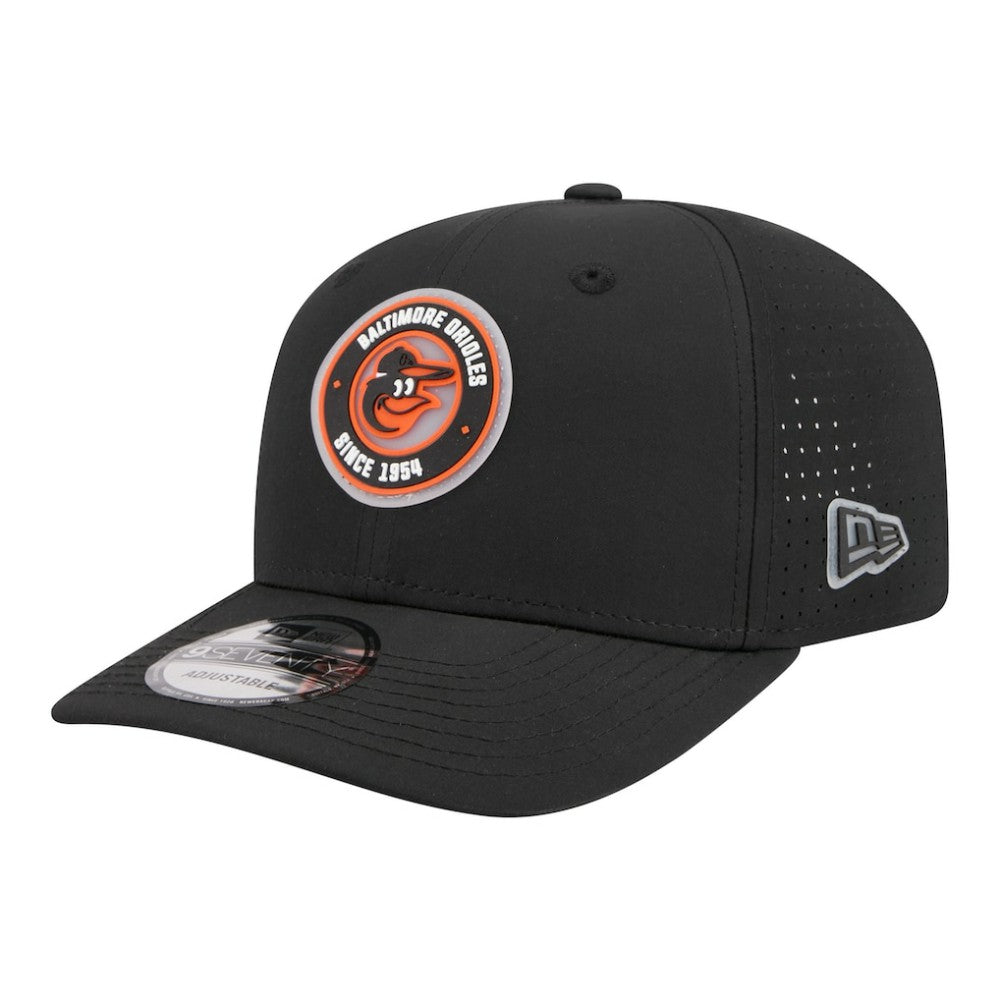 Baltimore Orioles Circle 9SEVENTY Adjustable Hat - Black | New Era