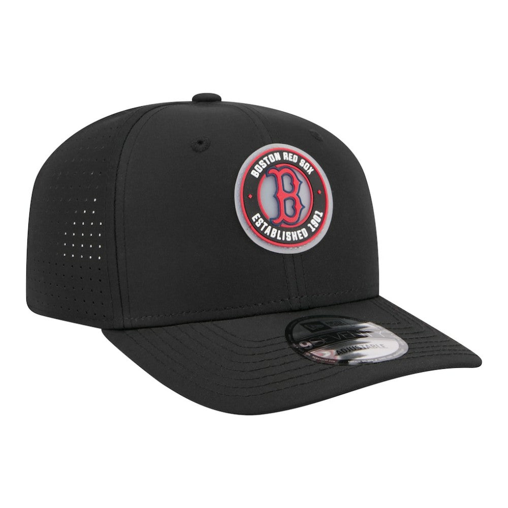 Boston Red Sox Circle 9SEVENTY Adjustable Hat - Black | New Era
