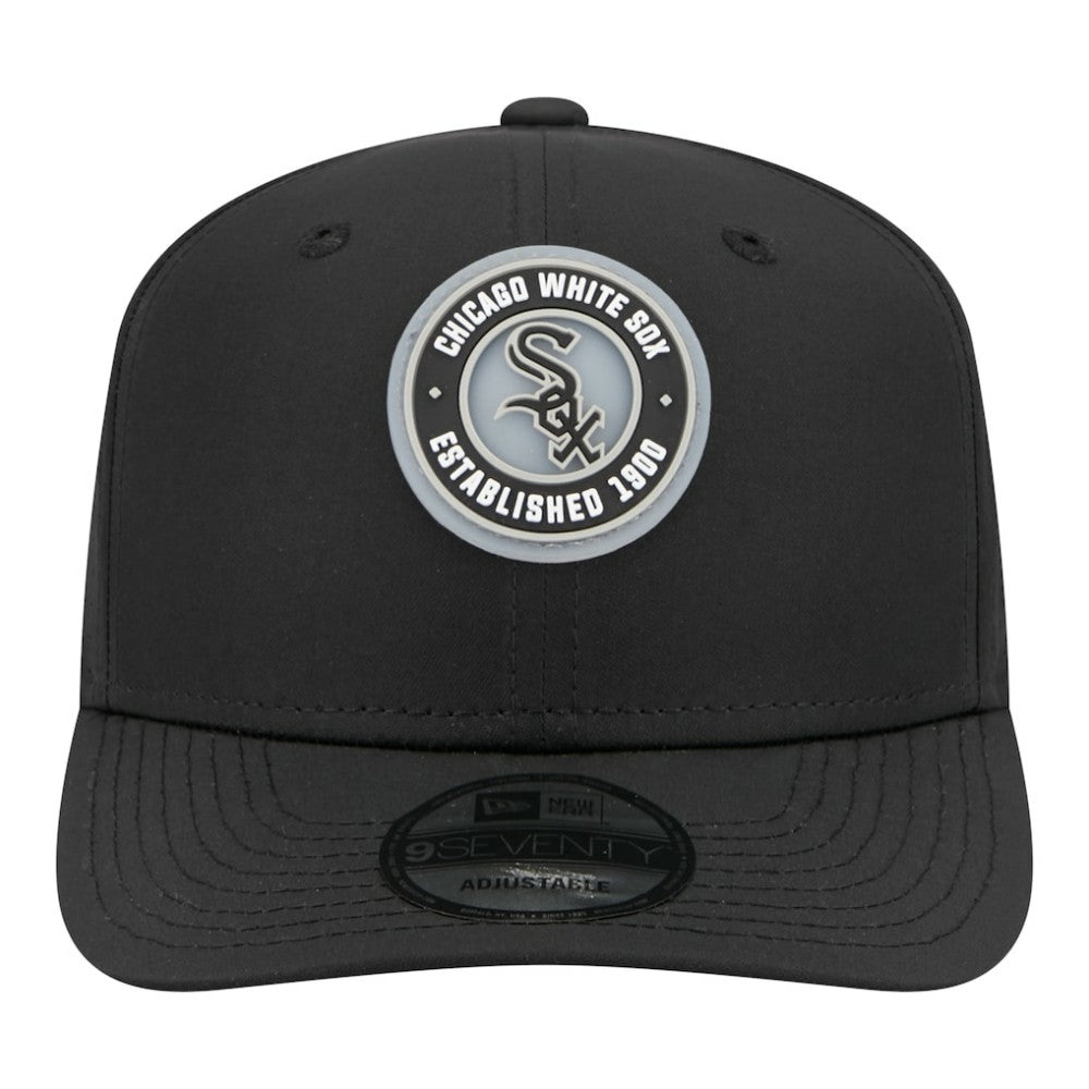 Chicago White Sox Circle 9SEVENTY Adjustable Hat - Black | New Era