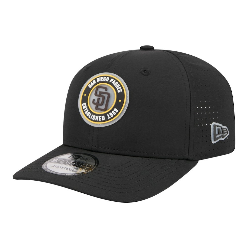 San Diego Padres Circle 9SEVENTY Adjustable Hat - Black | New Era