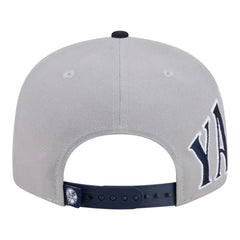New York Yankees Stretched Two-Tone 9FIFTY Adjustable Hat - Gray/Navy | New Era