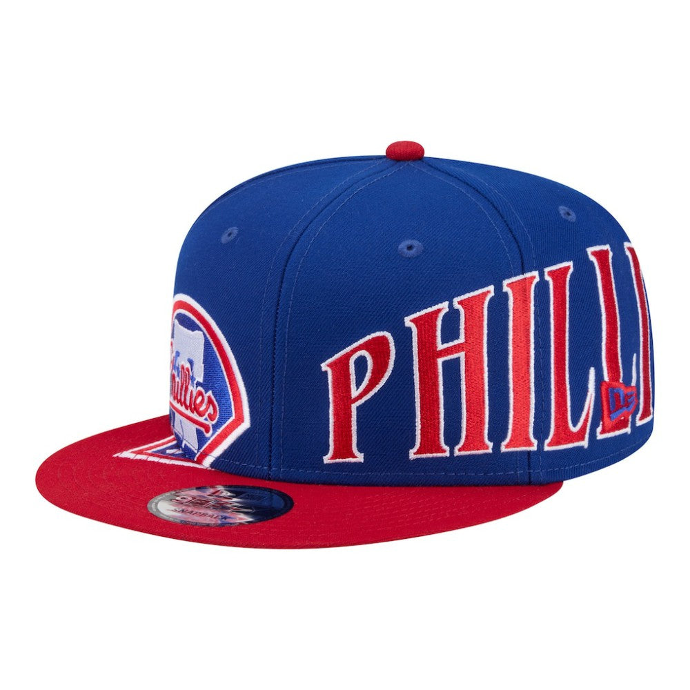 Philadelphia Phillies Stretched Two-Tone 9FIFTY Adjustable Hat - Royal/Red | New Era