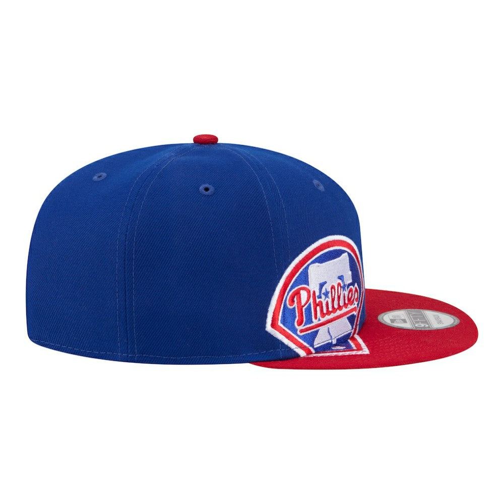 Philadelphia Phillies Stretched Two-Tone 9FIFTY Adjustable Hat - Royal/Red | New Era