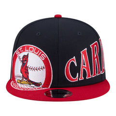 St. Louis Cardinals Stretched Two-Tone 9FIFTY Adjustable Hat - Navy/Red | New Era