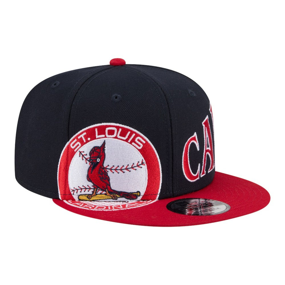St. Louis Cardinals Stretched Two-Tone 9FIFTY Adjustable Hat - Navy/Red | New Era