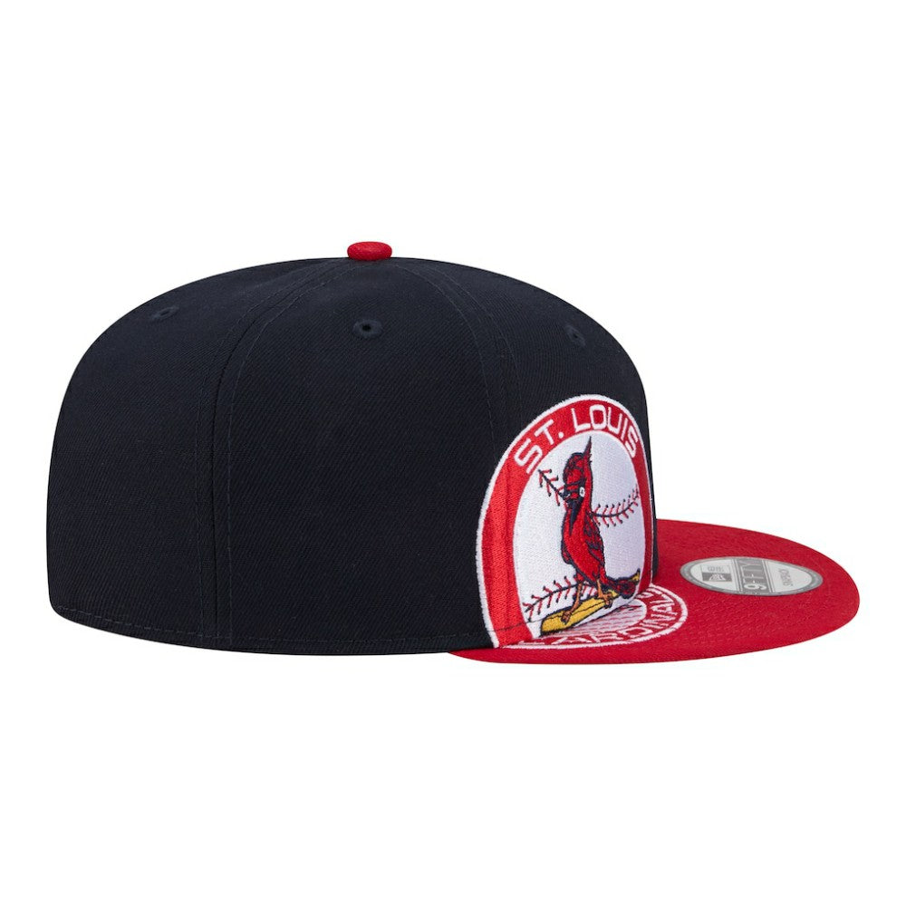 St. Louis Cardinals Stretched Two-Tone 9FIFTY Adjustable Hat - Navy/Red | New Era