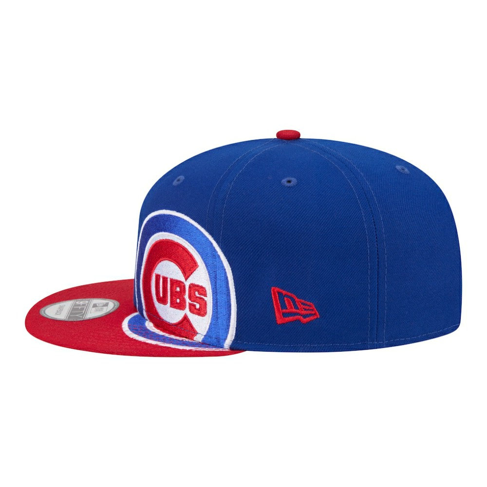 Chicago Cubs Stretched Two-Tone 9FIFTY Adjustable Hat - Royal/Red | New Era