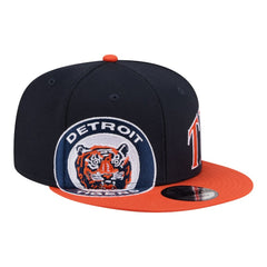 Detroit Tigers Stretched Two-Tone 9FIFTY Adjustable Hat - Navy/Orange | New Era