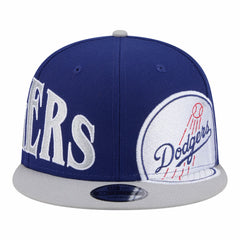 Los Angeles Dodgers Stretched Two-Tone 9FIFTY Adjustable Hat - Royal/Gray | New Era