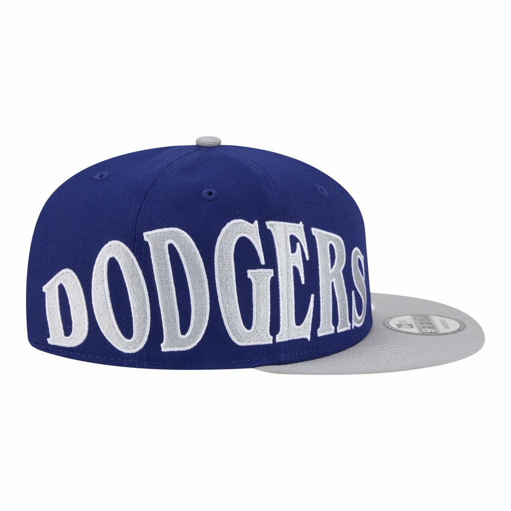 Los Angeles Dodgers Stretched Two-Tone 9FIFTY Adjustable Hat - Royal/Gray | New Era