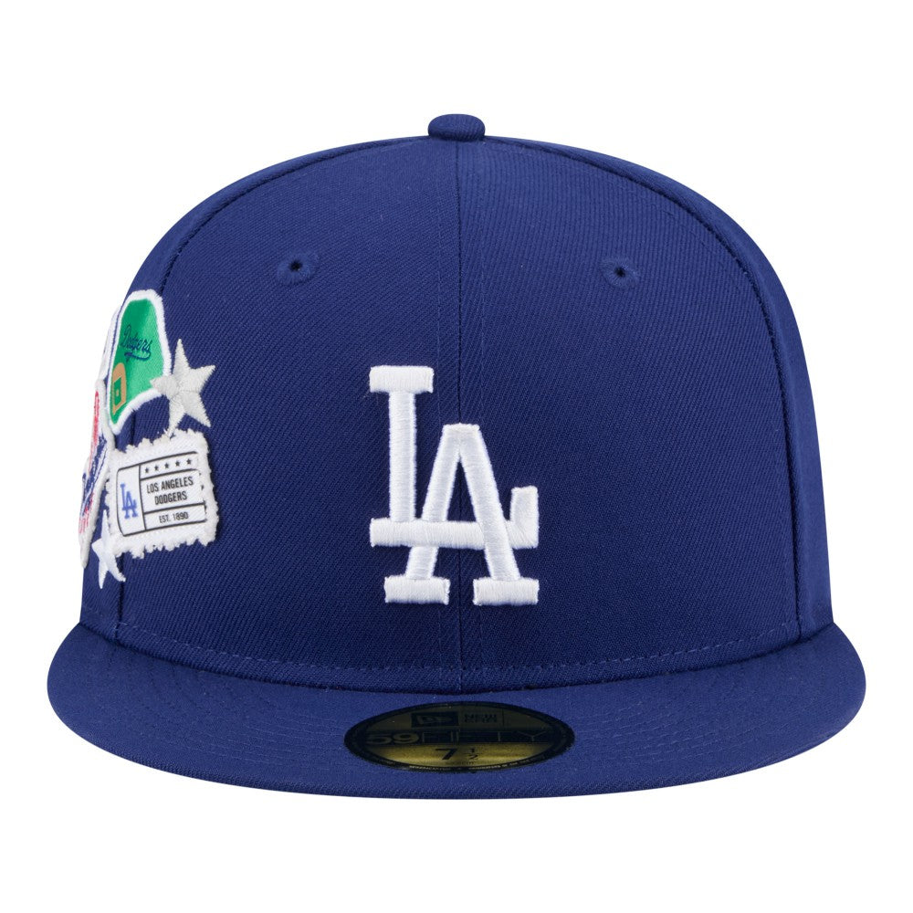 Los Angeles Dodgers City Patch 59FIFTY Fitted Hat - Royal | New Era