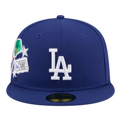 Los Angeles Dodgers City Patch 59FIFTY Fitted Hat - Royal | New Era