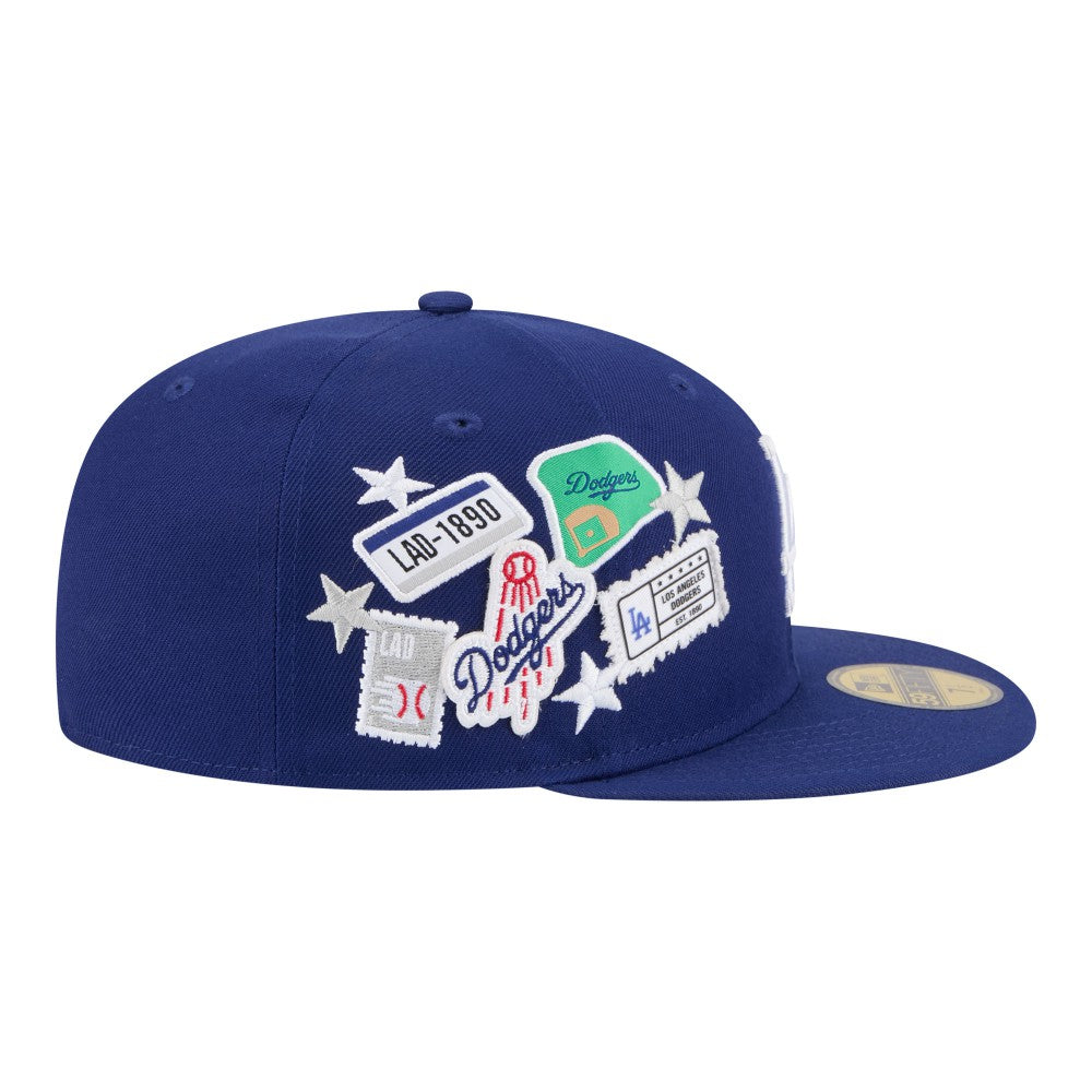 Los Angeles Dodgers City Patch 59FIFTY Fitted Hat - Royal | New Era