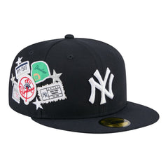 New York Yankees City Patch 59FIFTY Fitted Hat - Navy | New Era