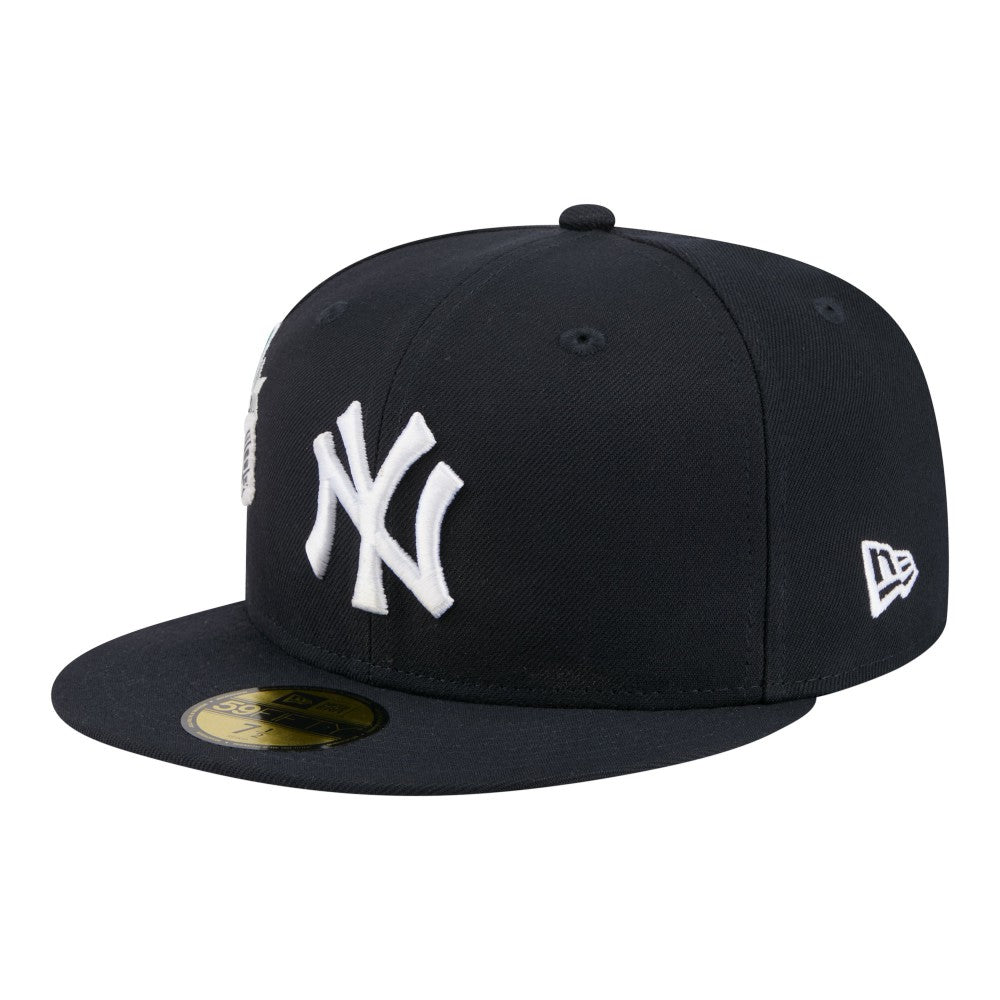 New York Yankees City Patch 59FIFTY Fitted Hat - Navy | New Era