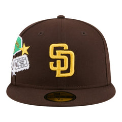 San Diego Padres City Patch 59FIFTY Fitted Hat - Brown | New Era