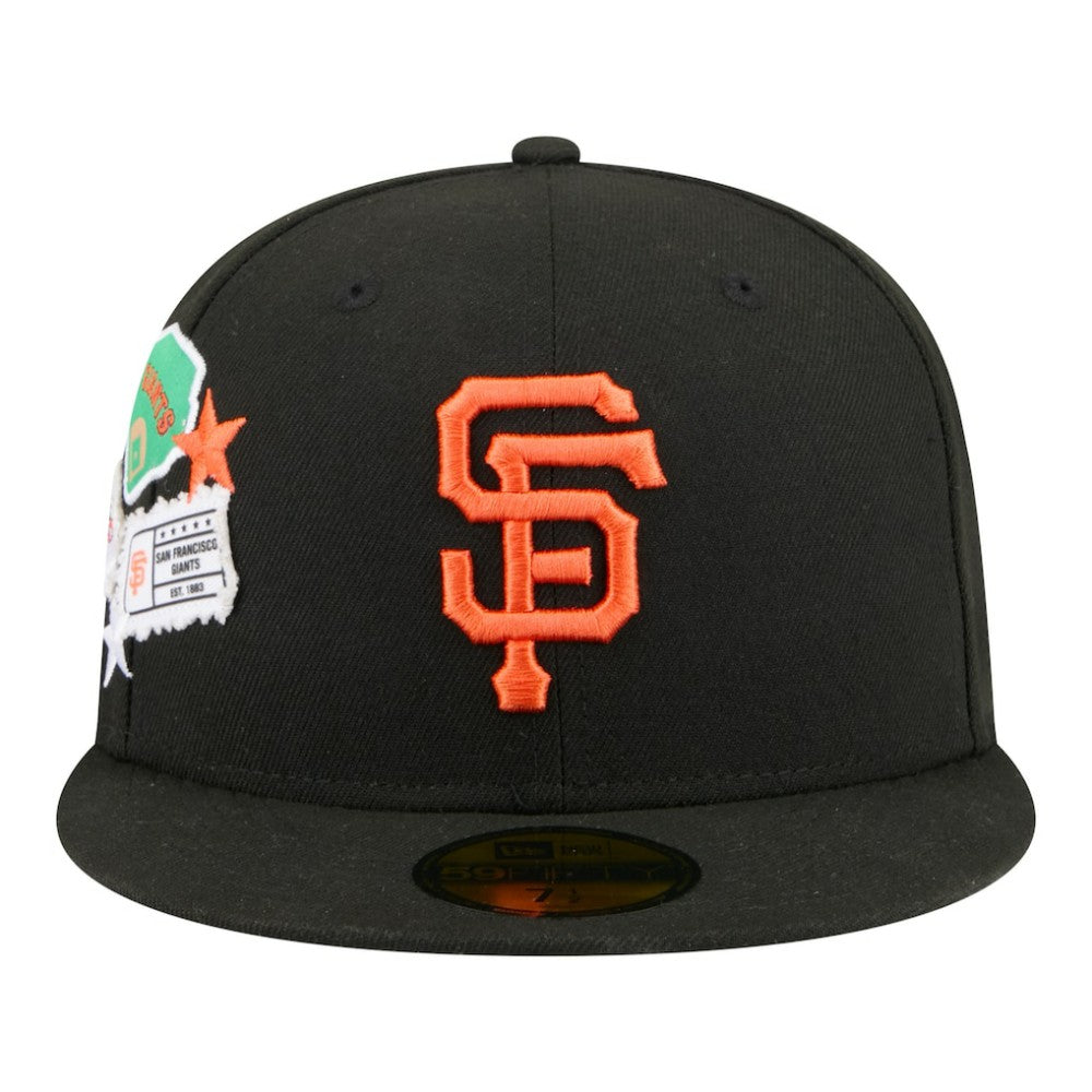 San Francisco Giants City Patch 59FIFTY Fitted Hat - Black | New Era