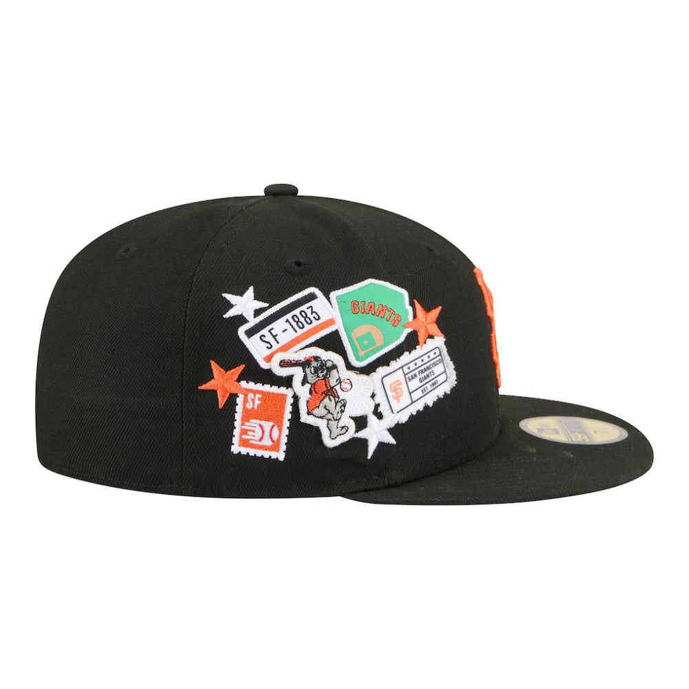 San Francisco Giants City Patch 59FIFTY Fitted Hat - Black | New Era