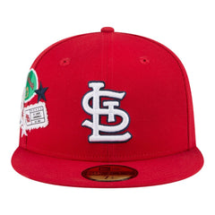 St. Louis Cardinals City Patch 59FIFTY Fitted Hat - Red | New Era