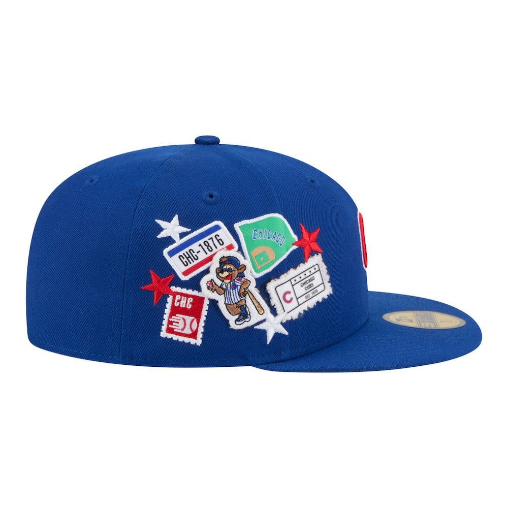 Chicago Cubs City Patch 59FIFTY Fitted Hat - Royal | New Era