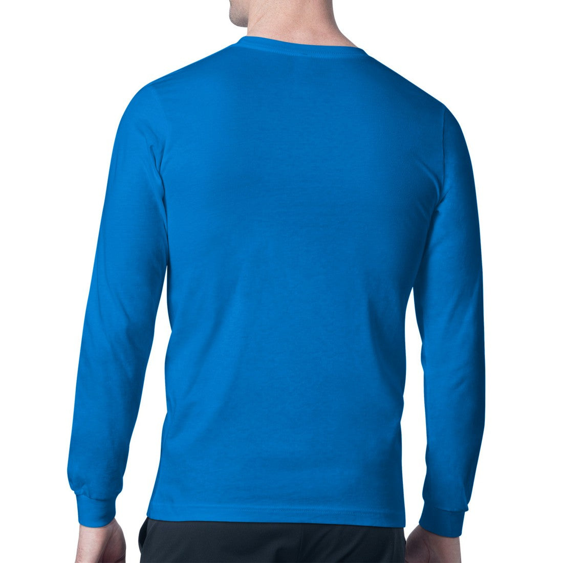 Detroit Lions Starter Comic Style Slogan Long Sleeve T-Shirt - Blue outlet