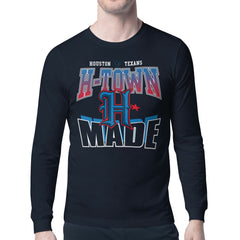 Houston Texans Starter Comic Style Slogan Long Sleeve T-Shirt - Navy online