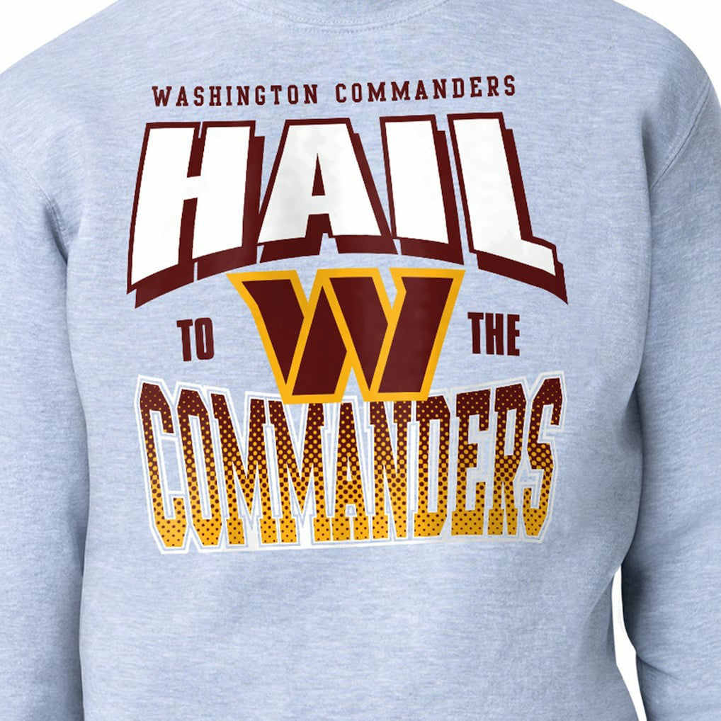 Washington Commanders Starter Comic Style Sweatshirt - Gray for sale