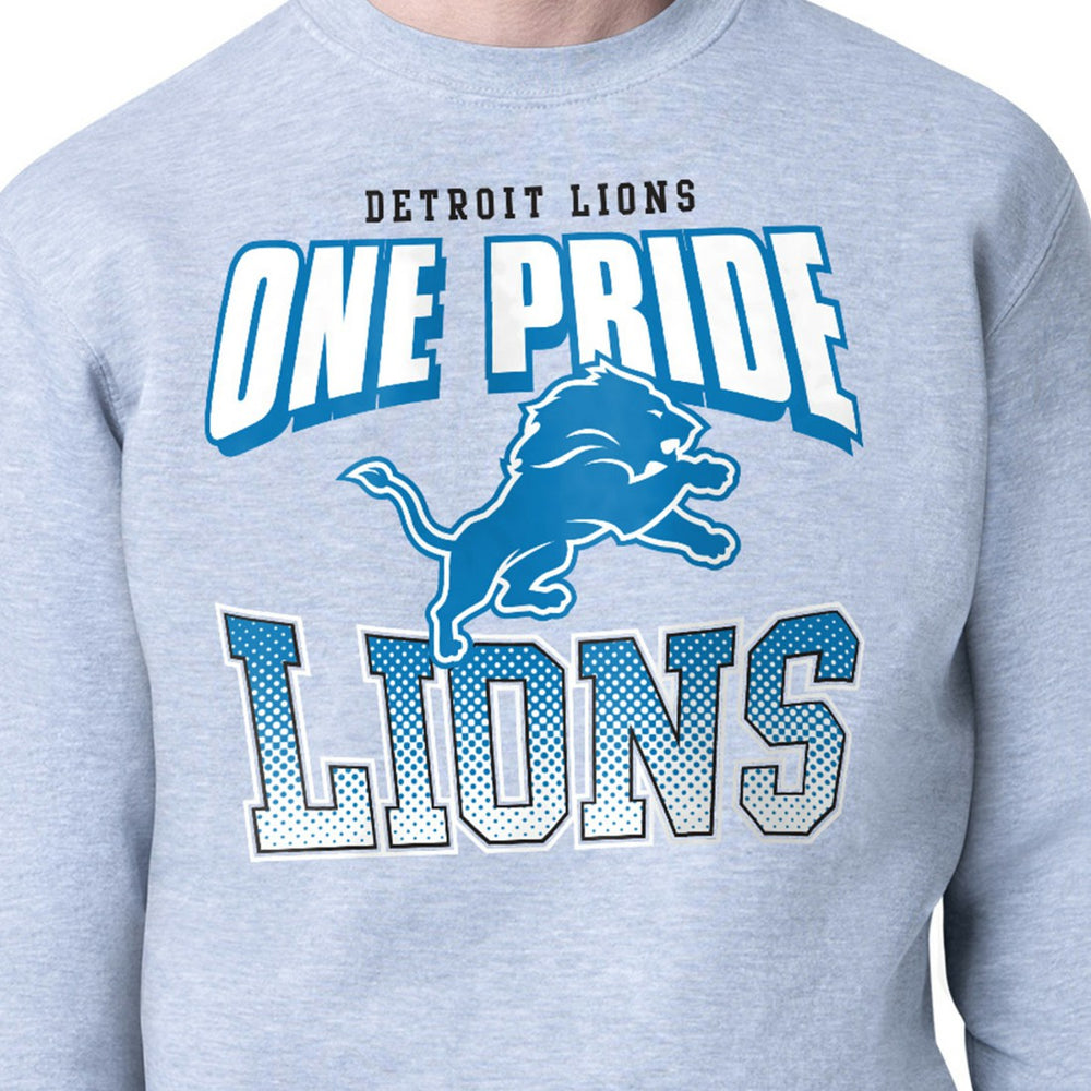 Detroit Lions Starter Comic Style Sweatshirt - Gray outlet