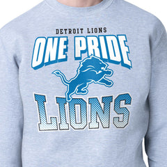 Detroit Lions Starter Comic Style Sweatshirt - Gray outlet