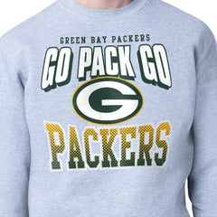 Green Bay Packers Starter Comic Style Sweatshirt - Gray cheap