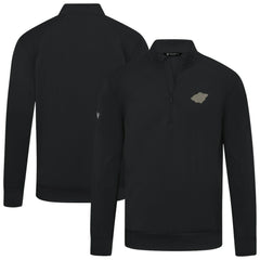 Minnesota Wild Levelwear Copper Upright Quarter-Zip Pullover Black