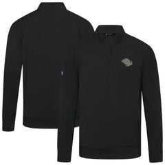 Utah Mammoth Levelwear Copper Upright Quarter-Zip Pullover Black
